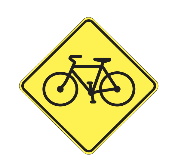 bicycle warning signs
