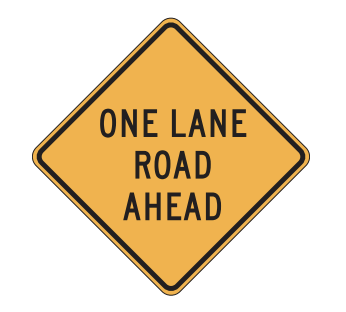 one lan road ahead