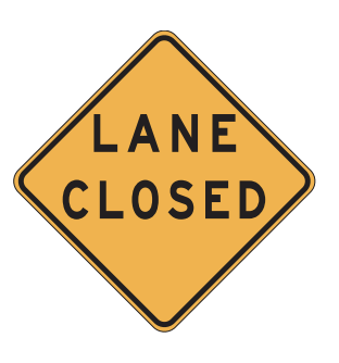 lane closed