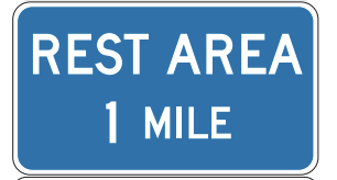 rest area 1 mile