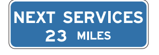 next services 23 miles